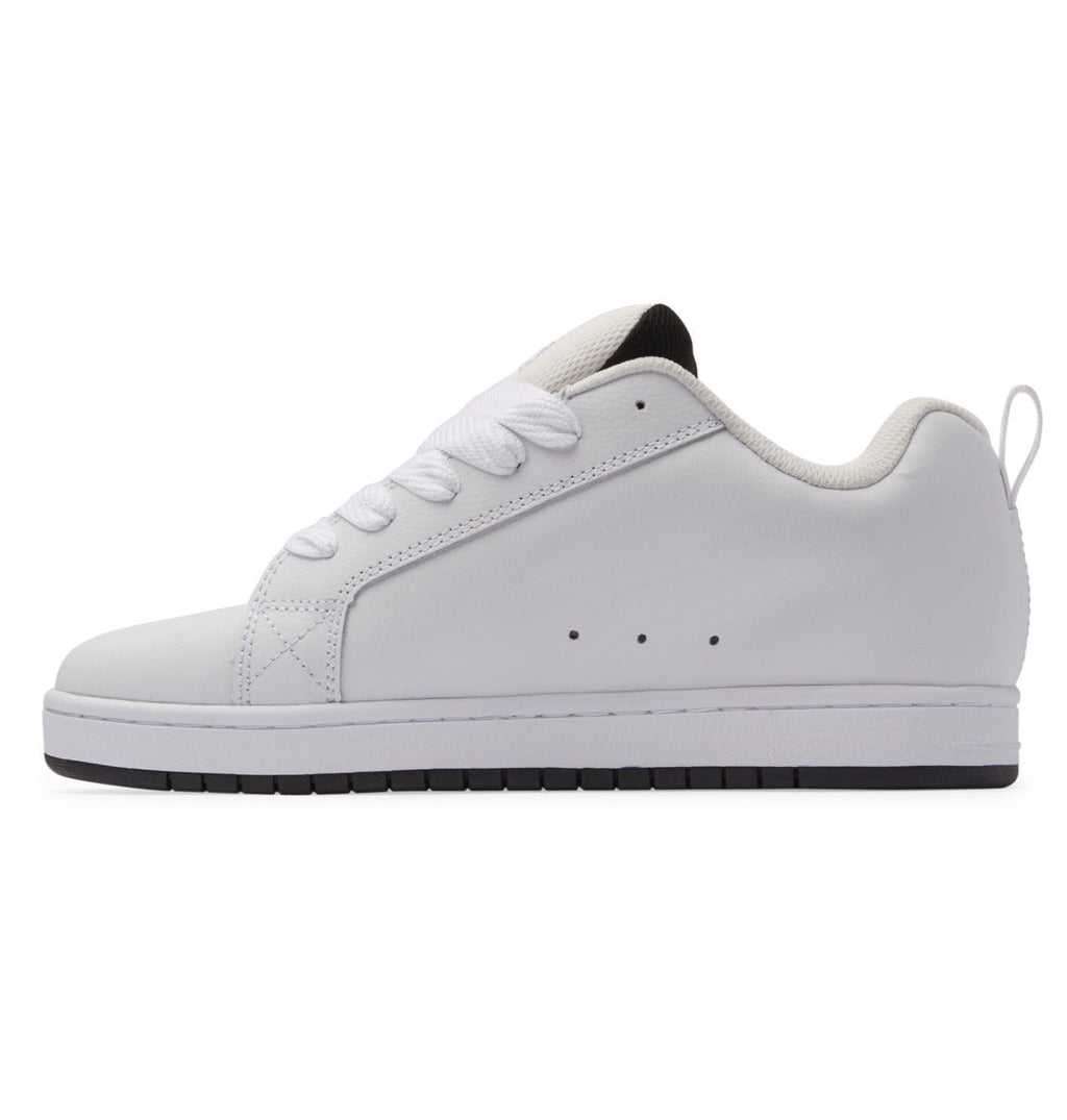 White Court Graffik low-top sneakers with lace-up and minimal eyelets