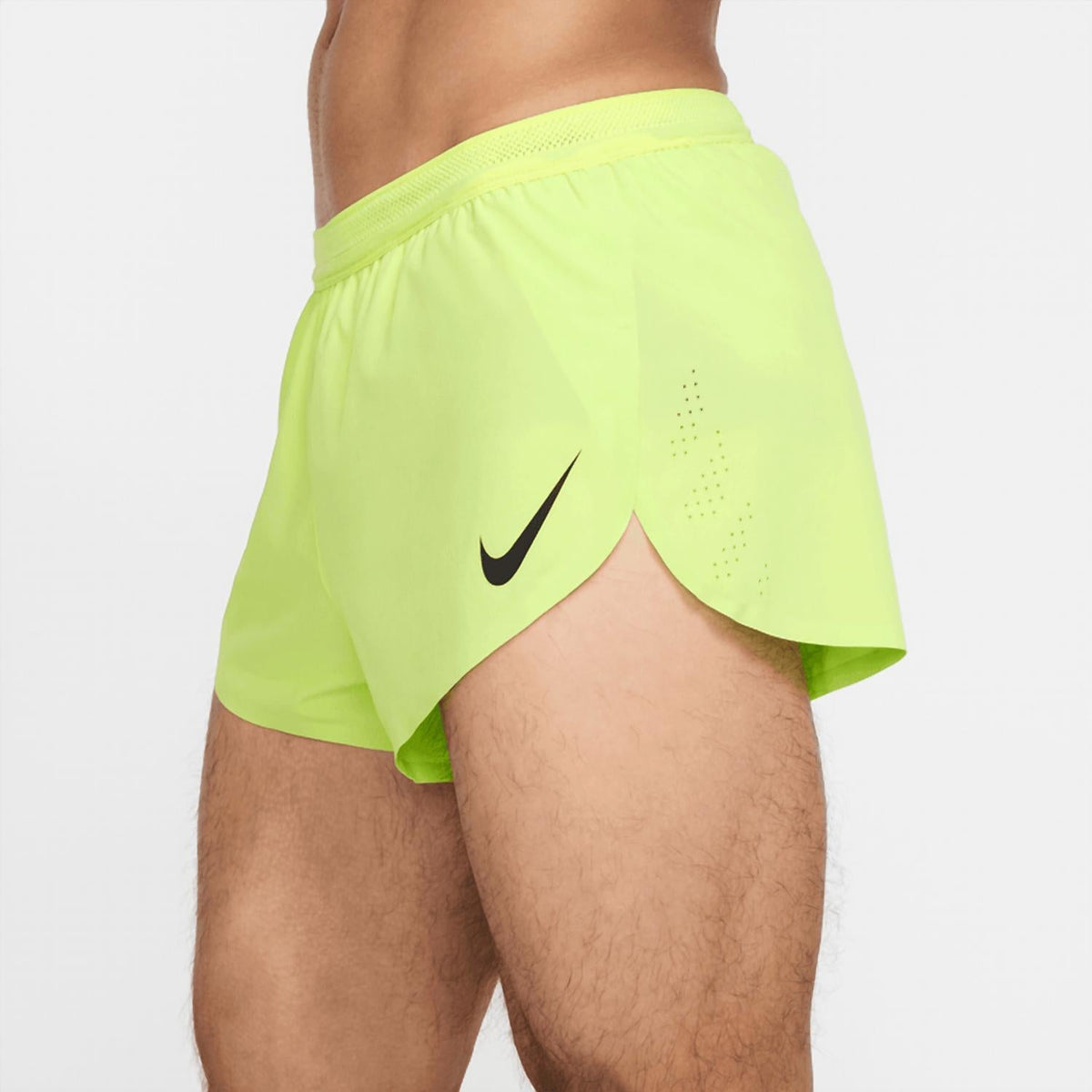 Brief-Lined Running Shorts In Light Lemon Twist/black