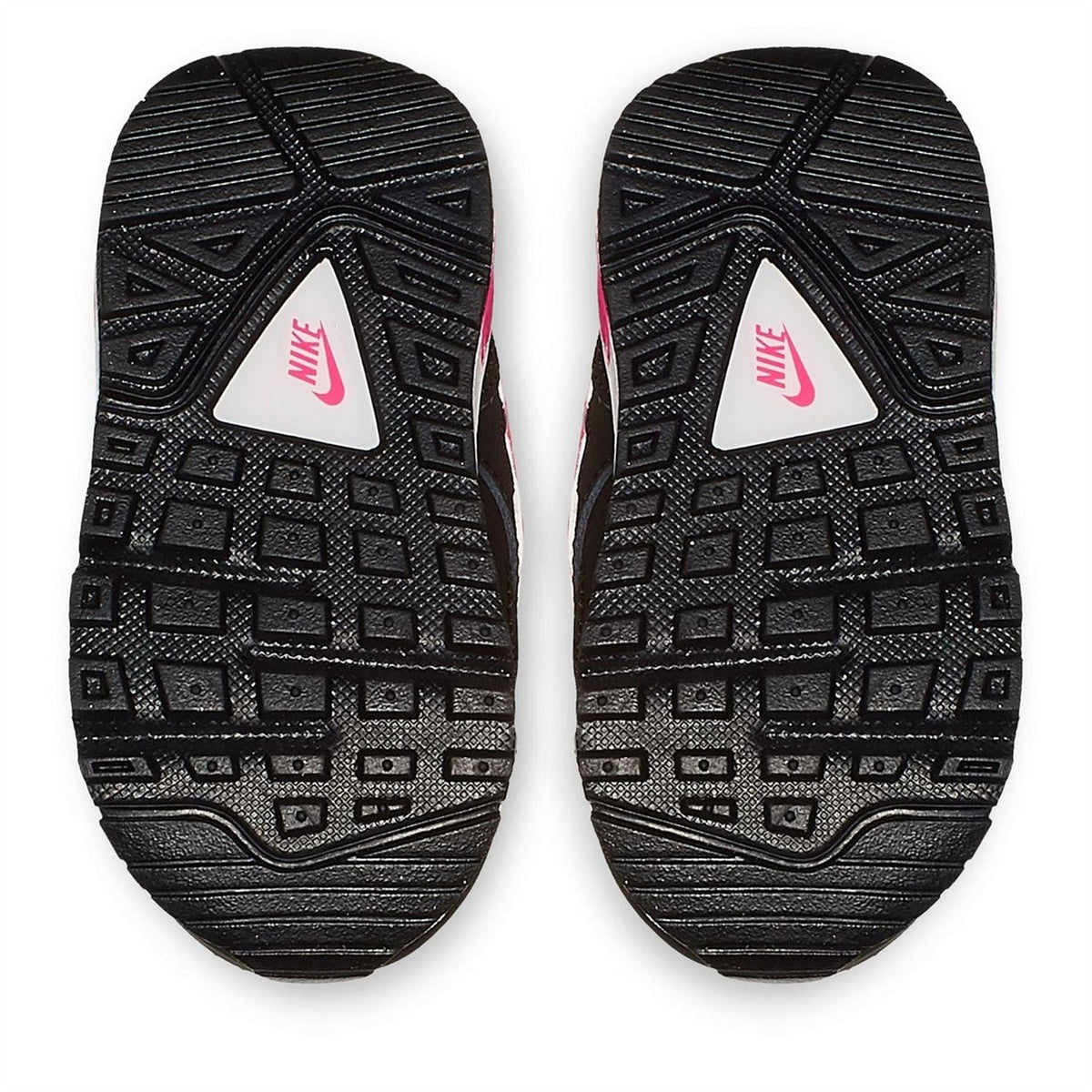 Infant Nike Air Max Ivo shoes outsole view with textured tread