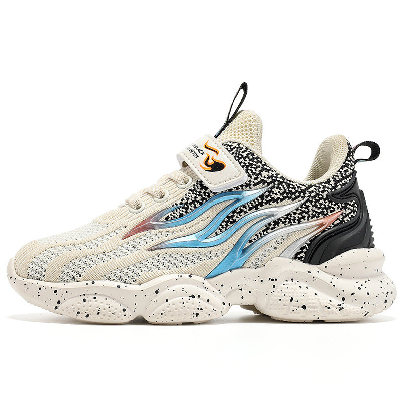 Boys Fashion Mesh Old-School Sneakers