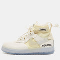 Nike - Air White Leather And Nylon Force 1 Gore Tex High Winter Gtx Phantom Sneakers
