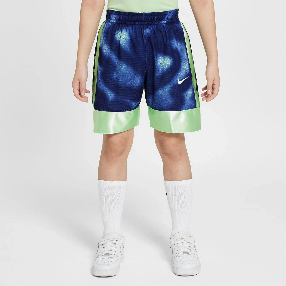 Boys Nike Dri-FIT Elite 23 Shorts Light Green Drawstring Performance NWO11