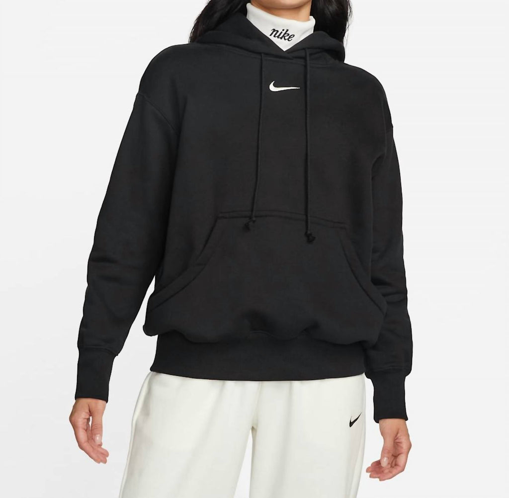 Women's Phoenix Fleece Oversized Pull Over Hoodie In Black