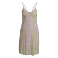 adidas Originals snake print midi slip dress in pastel pink, green, and purple