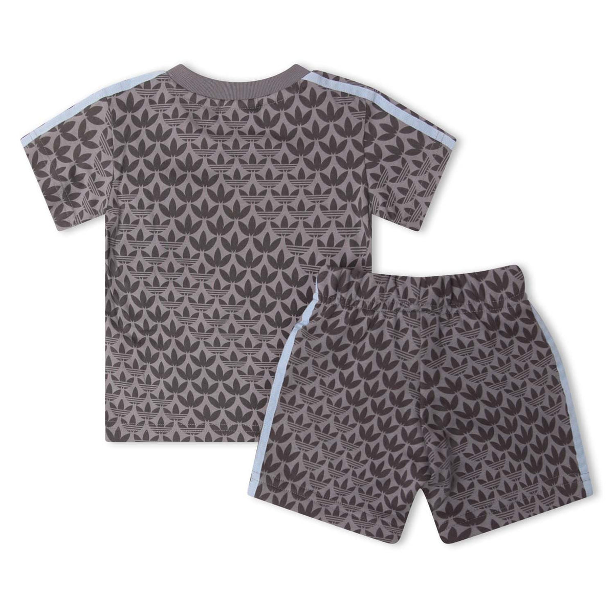 adidas Originals juniors T-shirt and shorts set for kids aged 8-16, featuring the iconic brand logo and comfortable casual style