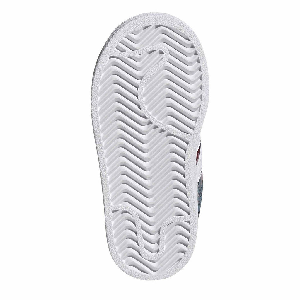 Infants' adidas trainers outsole, textured tread on the light rubber base
