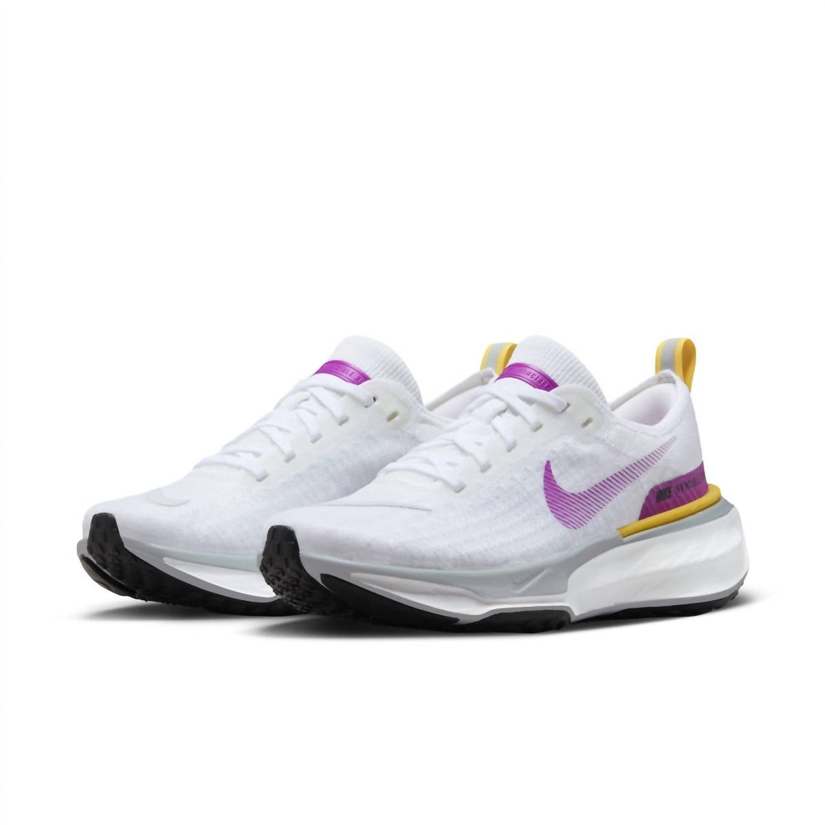 Women's Zoom X Invincible Run 3 Shoes In White/vivid Purple
