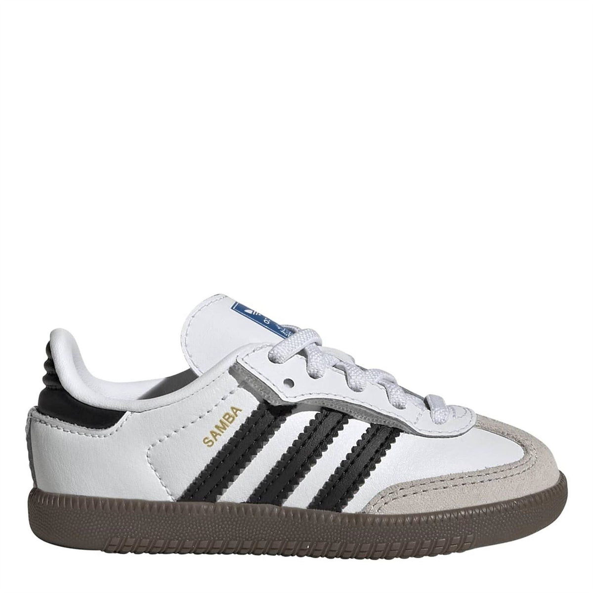 adidas Originals Samba OG low-top sneakers, white leather with black stripes