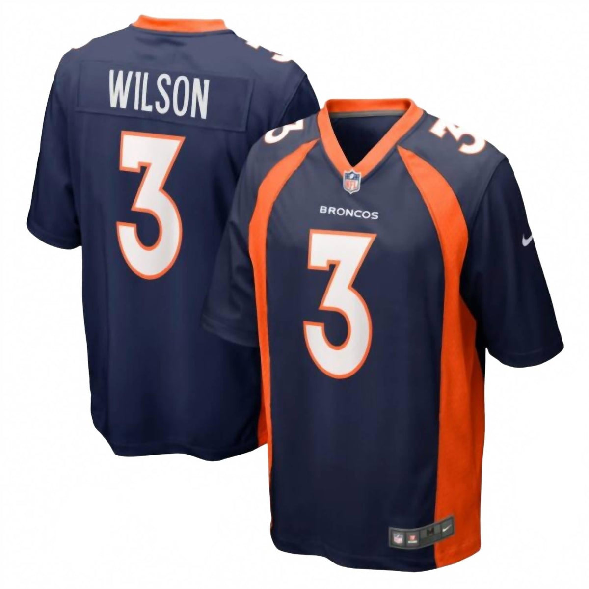Men's Nfl Wilson Broncos On Field Jersey In Navy