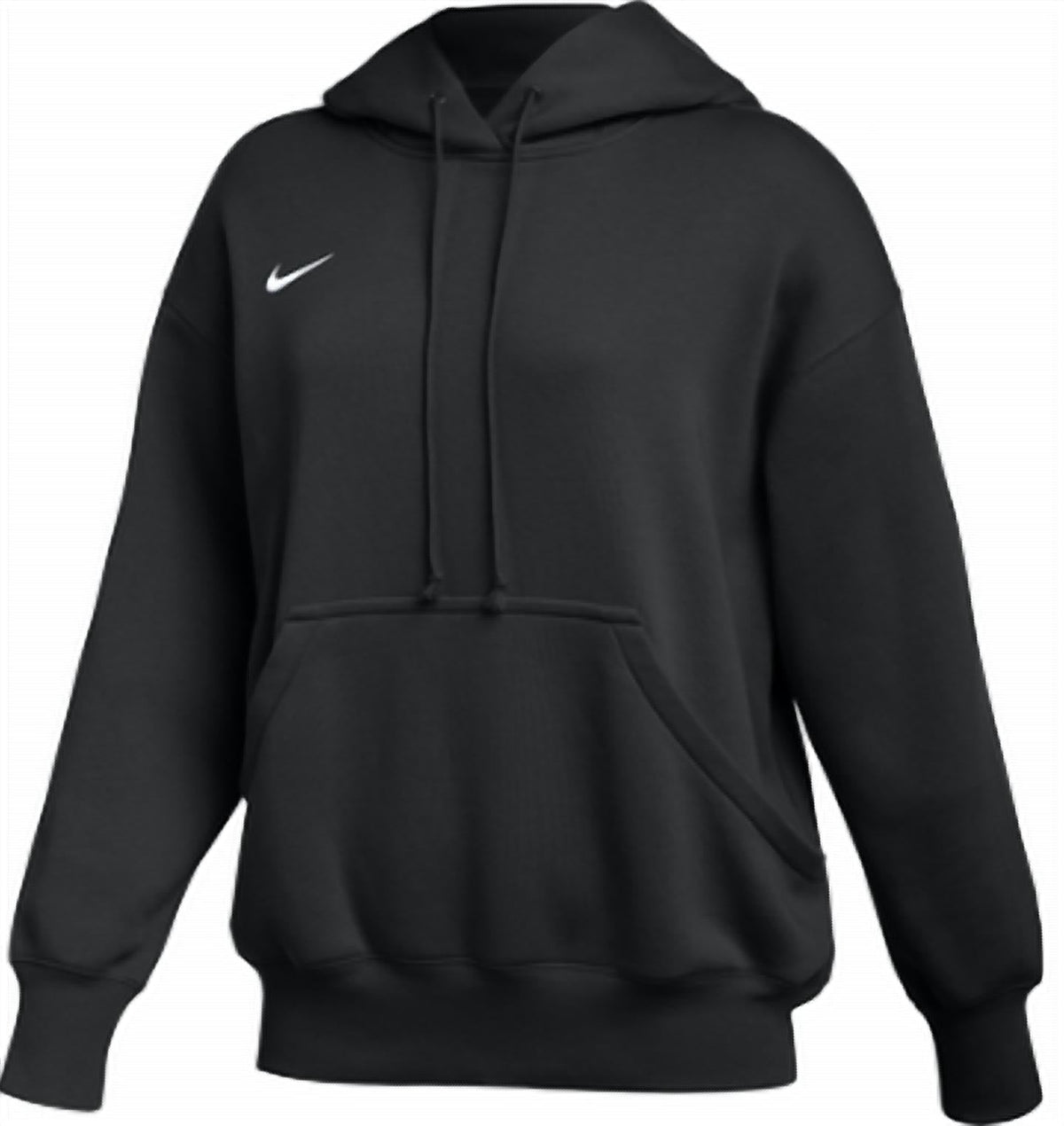 Women's Team Sportswear Phoenix Fleece Polyester Hoodie In Black