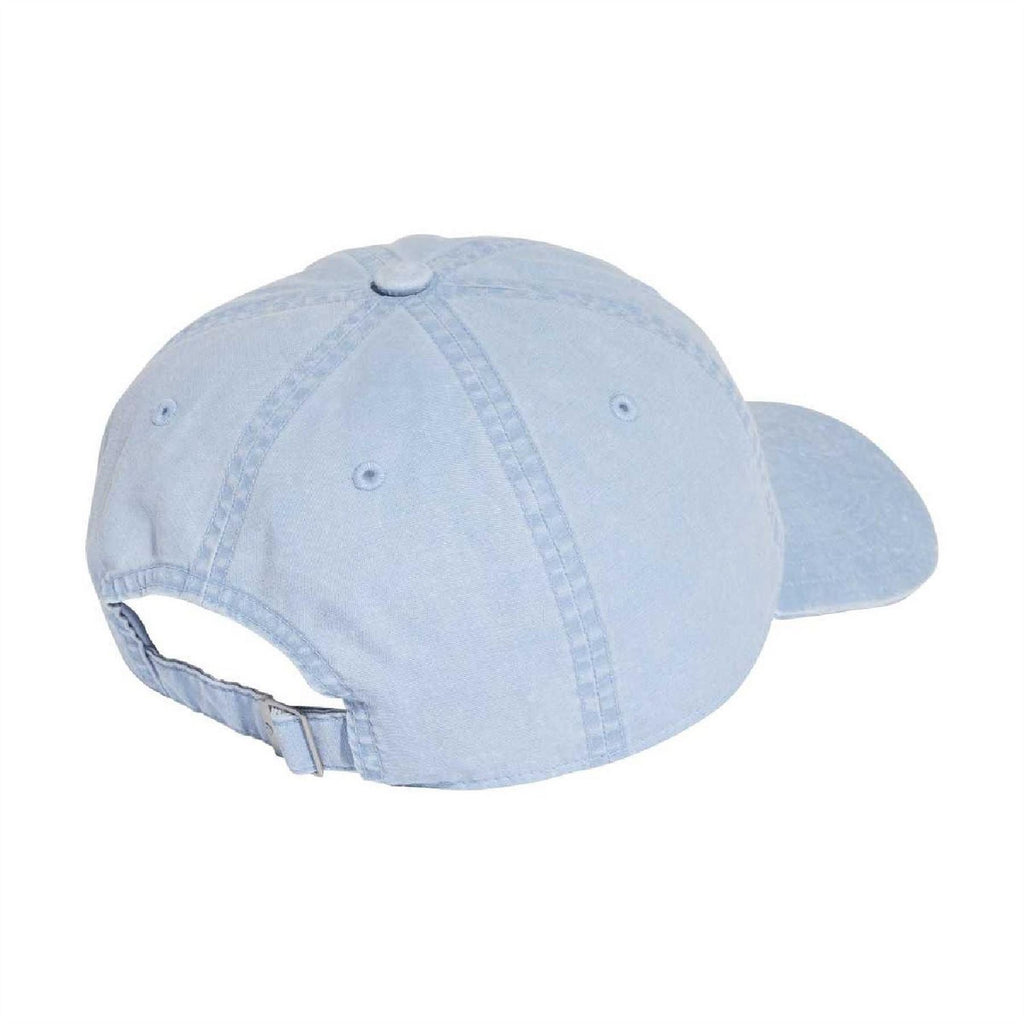adidas Originals dad cap in light blue with curved brim and adjustable back strap