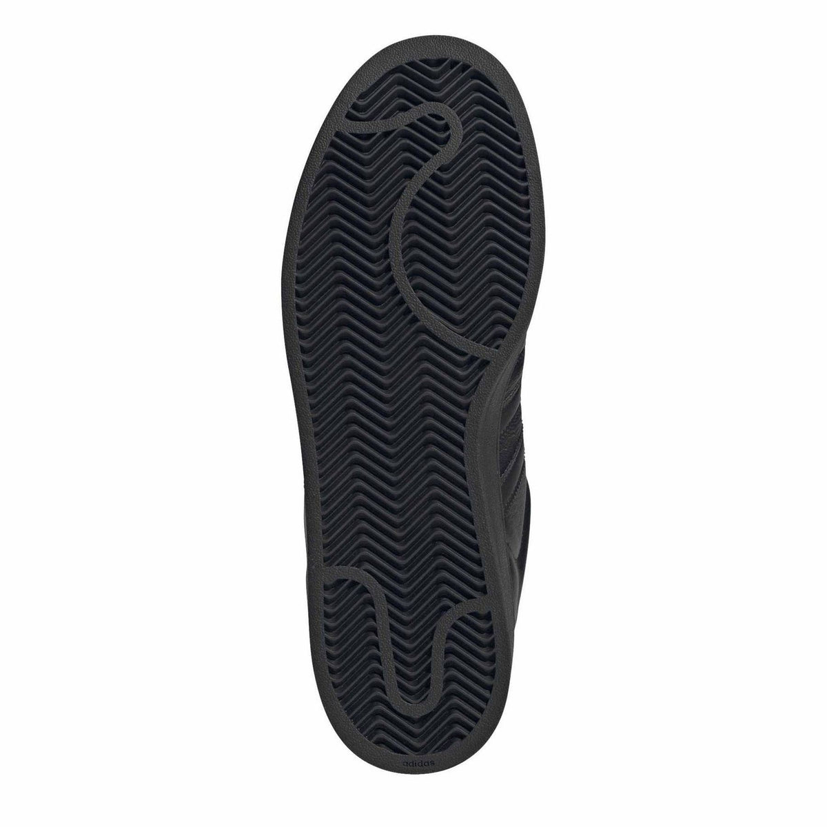 adidas Originals Superstar II black rubber outsole with deep herringbone tread