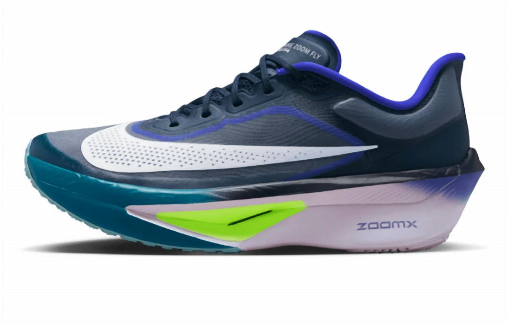 Men's Zoom Fly 6 Shoe In Obsidian/white-Persian Violet
