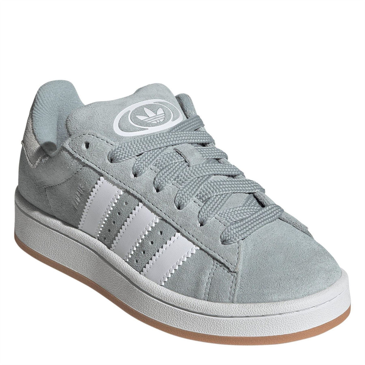 adidas Originals Campus 00s sage green sneakers, lace-up with adidas trefoil on tongue