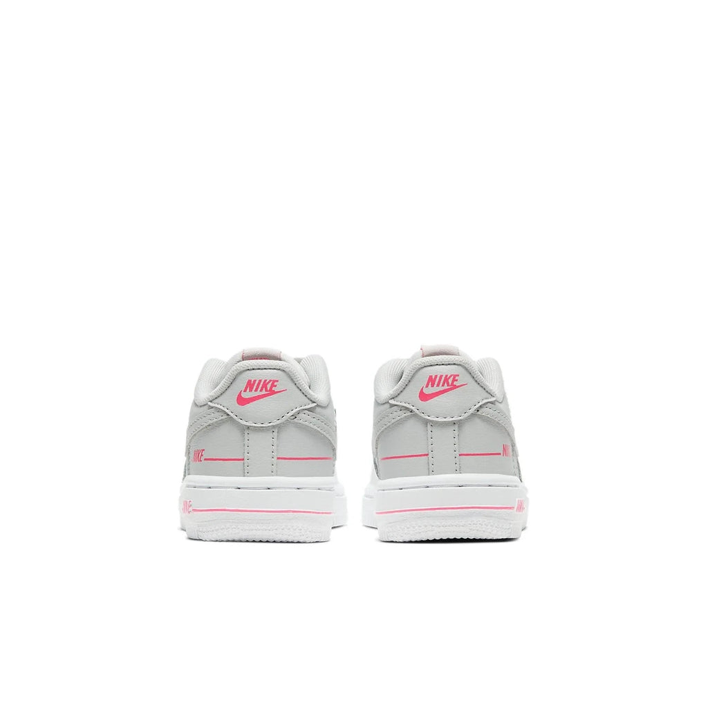 Toddler Nike Air Force 1 Low LV8 3 CW0986-002 Sneaker Gray White Walking Shoes