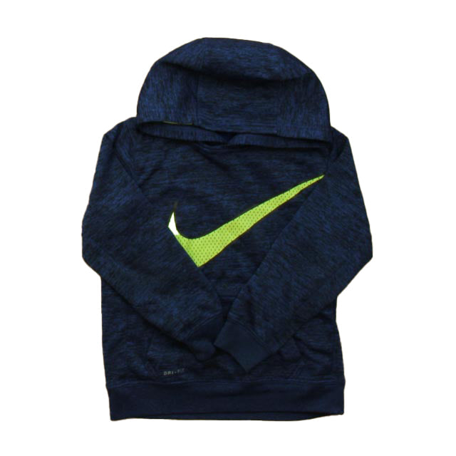 Nike Boys Black | Green Hoodie