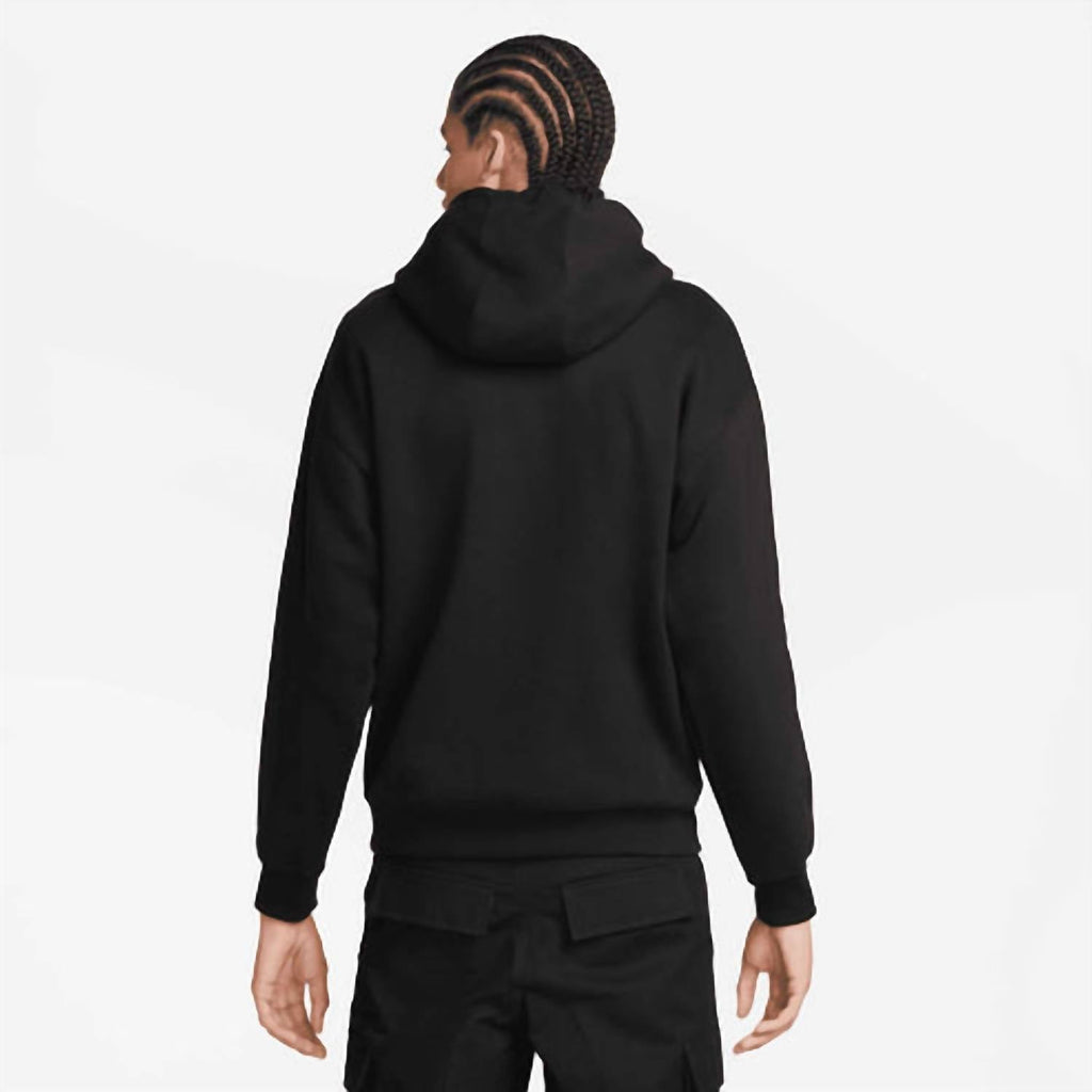 Sb Logo Fleece Hoodie In Black