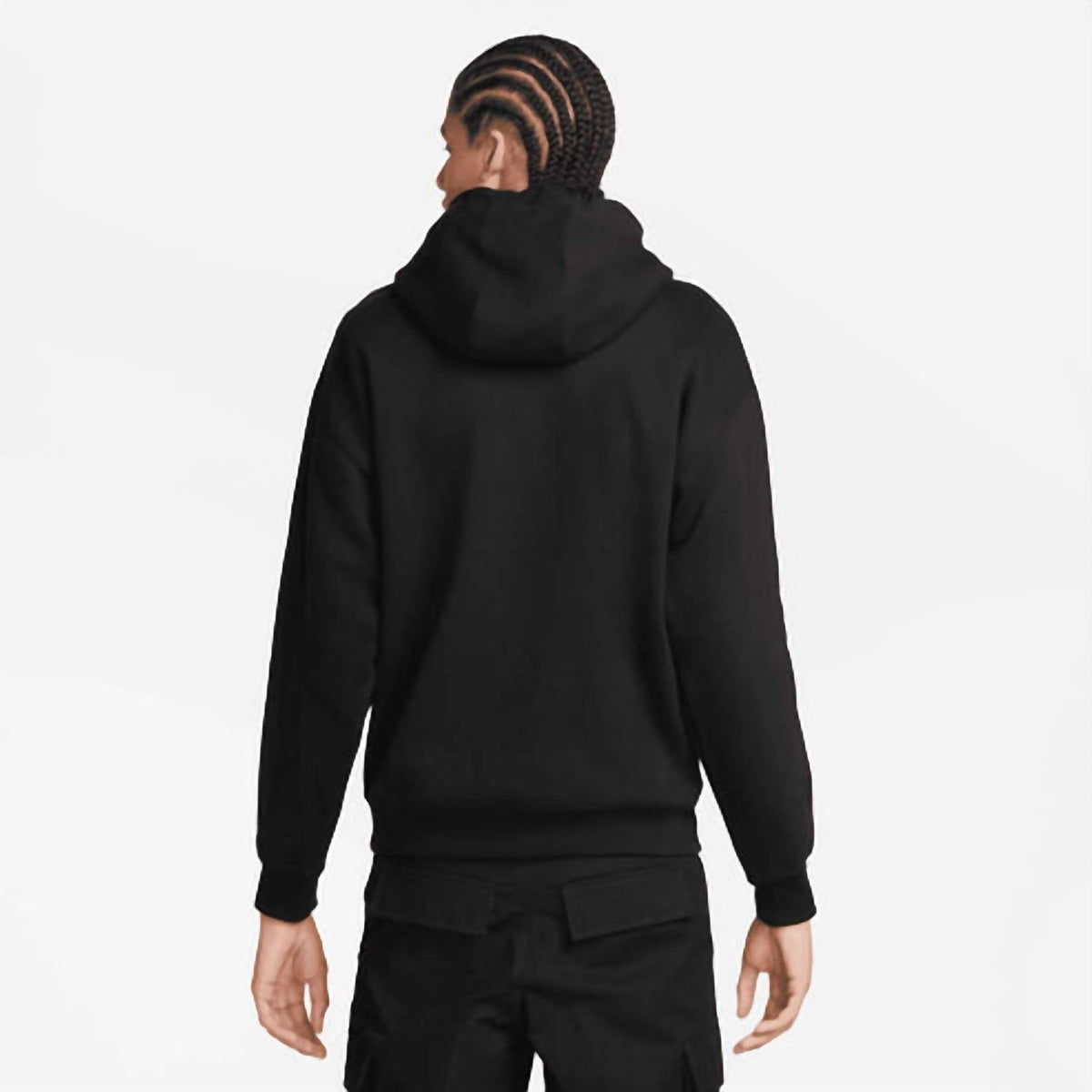 Sb Logo Fleece Hoodie In Black