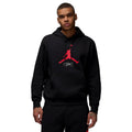 Men's Nike Jordan Essentials Fleece Hoodie Black/Gym Red/Gym Red FD7545-013