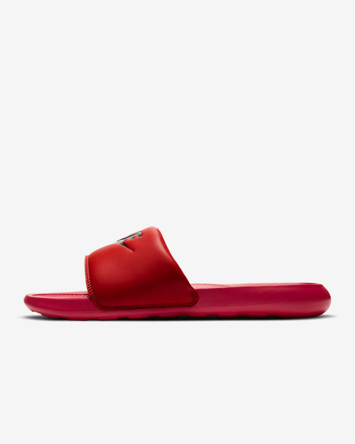 Men's Nike Victori One CN9675-600 Slippers University Red Black Slip On Slides
