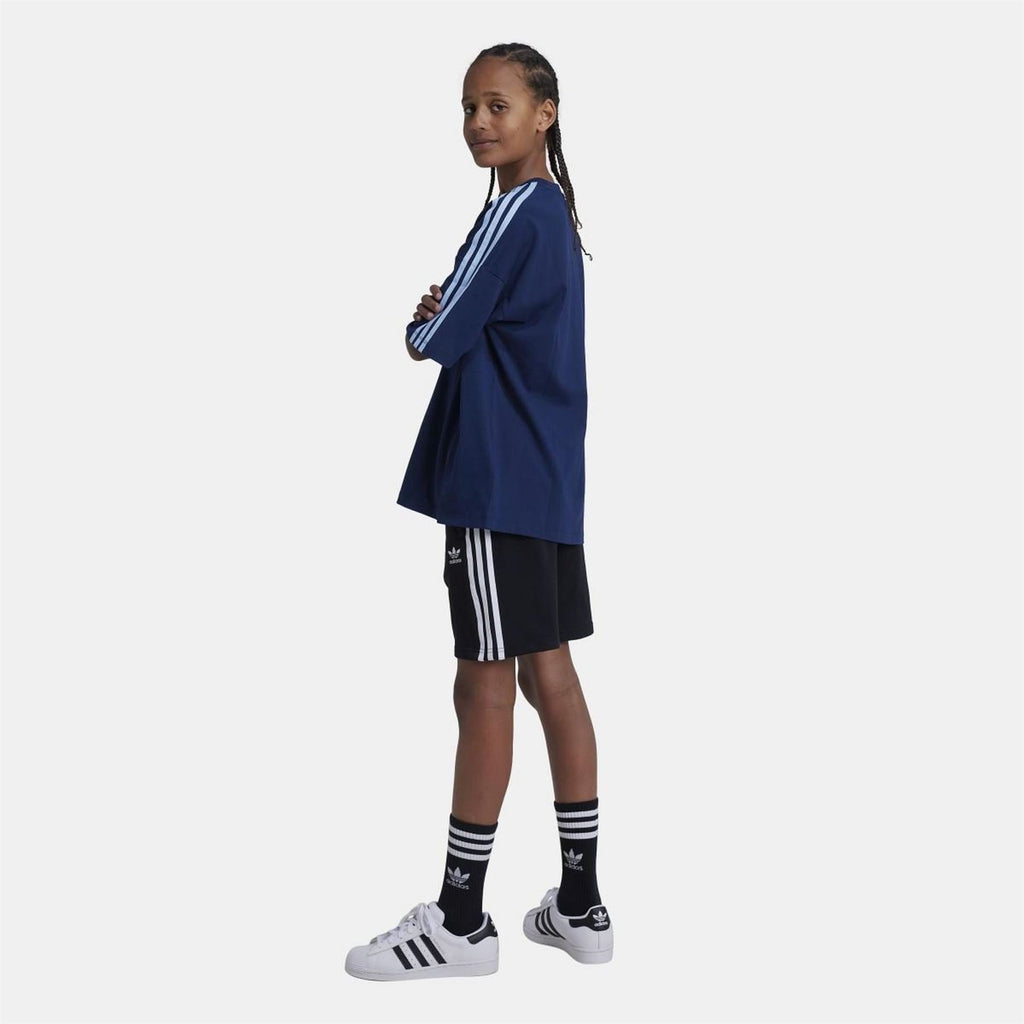 Junior adidas Originals Adicolor shorts in vibrant color, featuring elastic waistband and logo detail, for ages 8-16.