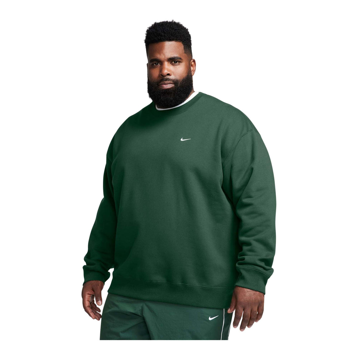 Men's Nike Solo Swoosh Fleece Crew