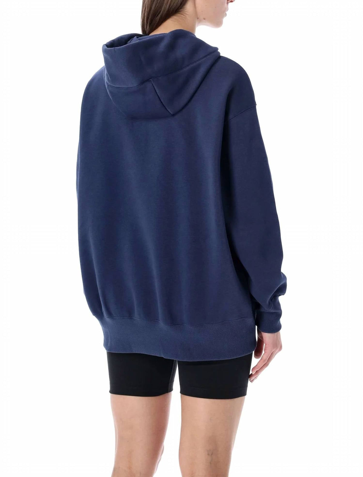 Phoenix Fleece Pullover Hoodie In Navy/white