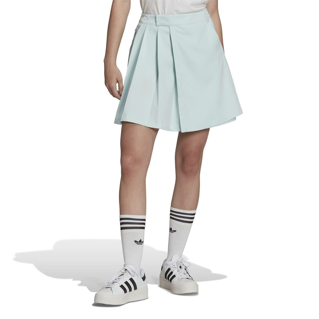 adidas Originals Adicolour contemporary tailored skirt in black with a sleek fit and subtle branding, perfect for stylish casual wear
