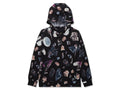 Nike NSW Fly Pe Hoodie Youth Black Kangaroo Pocket Graphic Pullover GBO249
