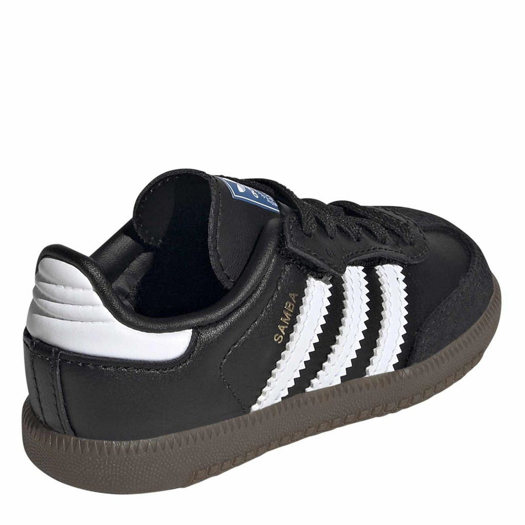 adidas Originals Samba OG low-top sneakers, black with white stripes and gum-style sole