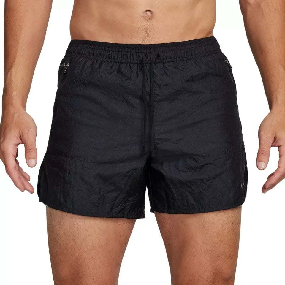 Men's Nike Stride Running Division Shorts Black Drawstring Waist SRT645