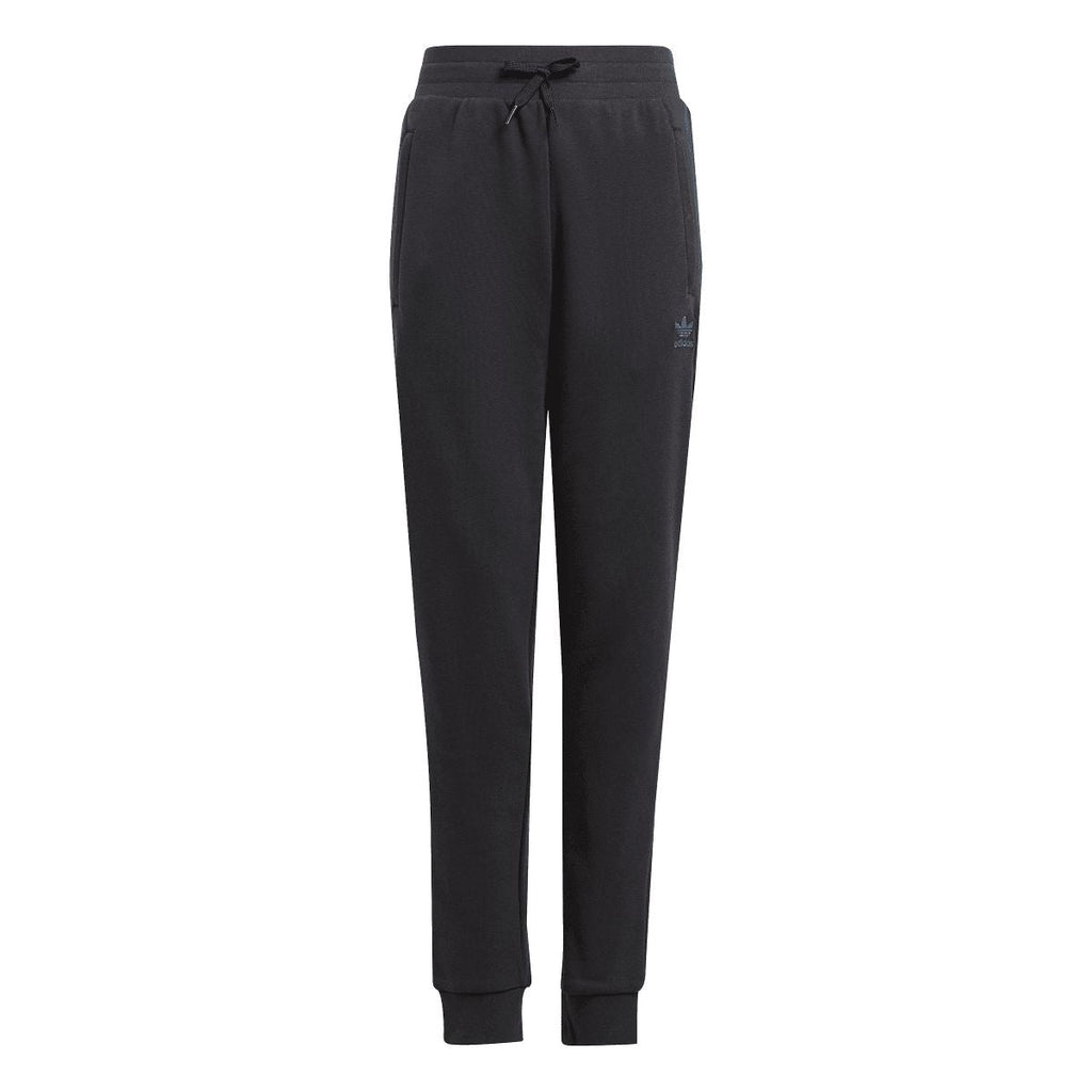 Junior logo joggers in black with elastic cuffs and drawstring waist