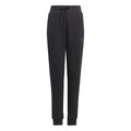 Junior logo joggers in black with elastic cuffs and drawstring waist