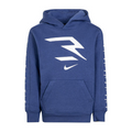 Boys Nike 3brand By Russell Wilson Believe Achieve Hoodie Blue Pockets GBO167