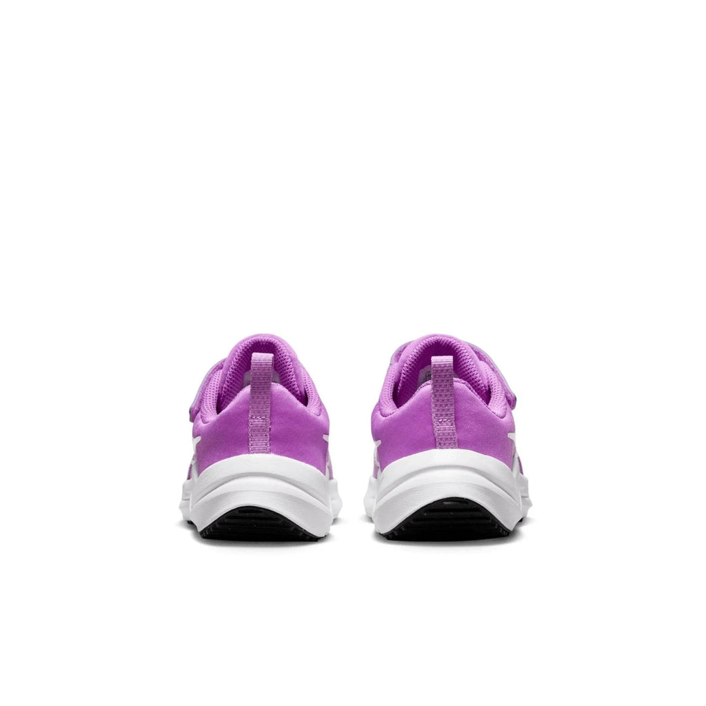 Youth Nike Downshifter Sneaker Fucshia White Low Top Running Shoes HTAT9