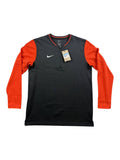 Men's Dri-Fit Half Zip Top In Black/team Orange