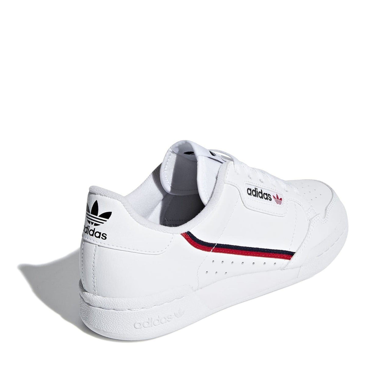 Adidas Originals Contnntl 80 Low Top Sneakers for juniors, size 3-5, featuring classic design and white laces