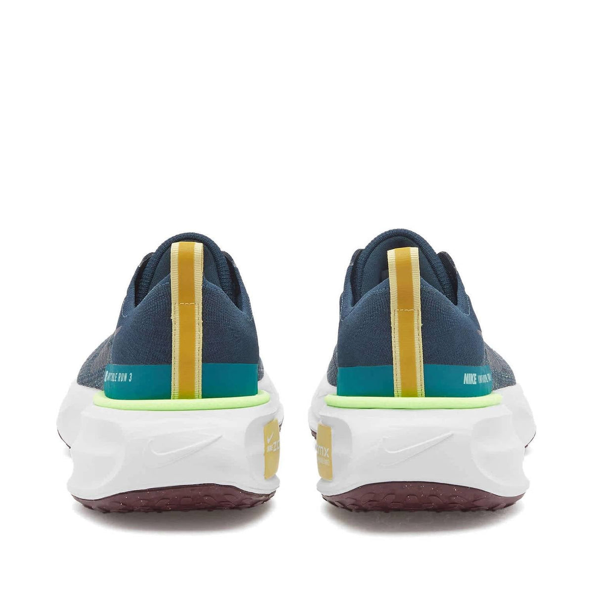 Men's Zoomx Invincible Run Flyknit 3 Shoe In Armory Navy/geode Teal/buff Gold/black