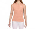 Women's Dri-Fit Victory Sleeveless Striped Polo In Apricot