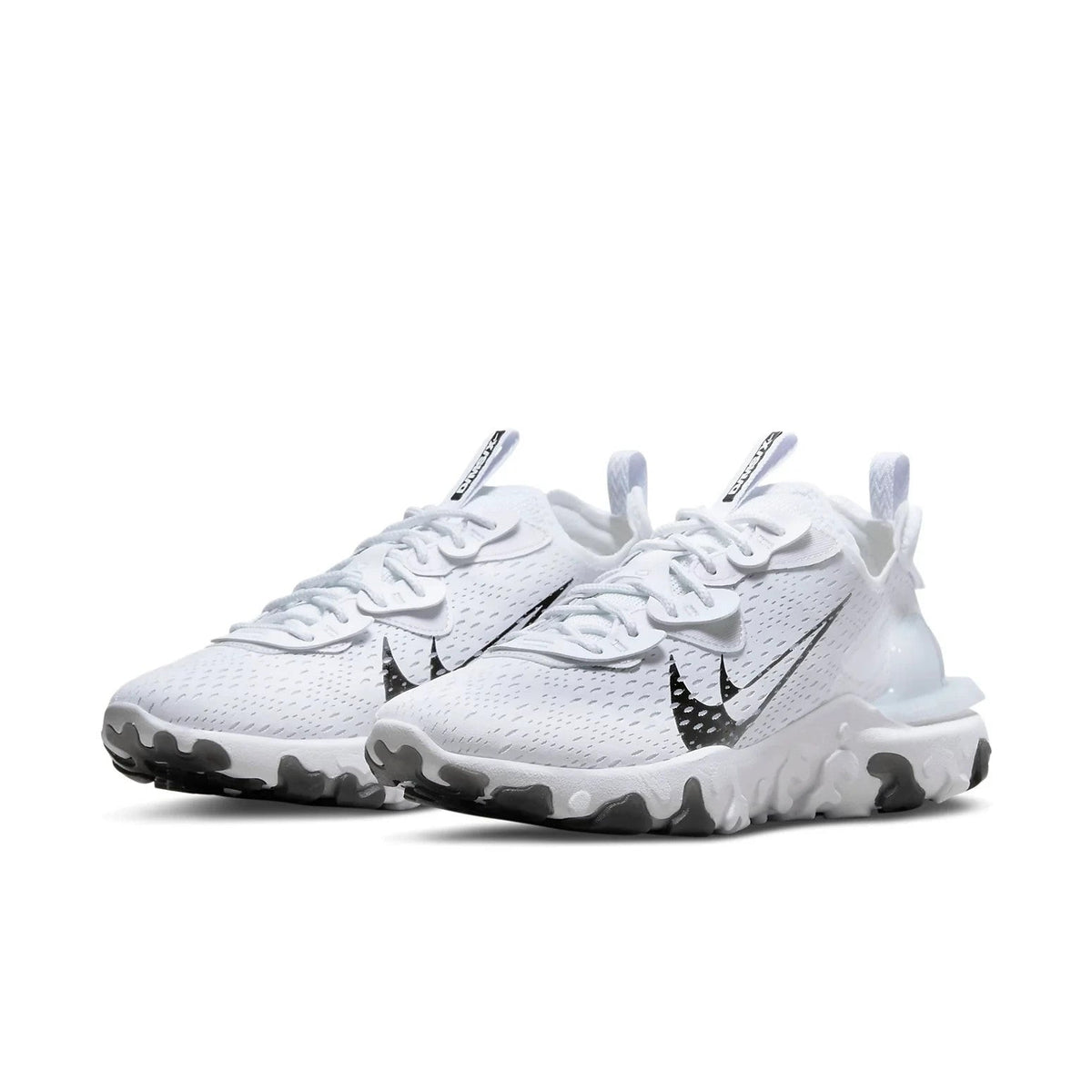 Women's Nike React Vision DV3453-100 Sneaker White Lace-Up Lifestyle Shoes