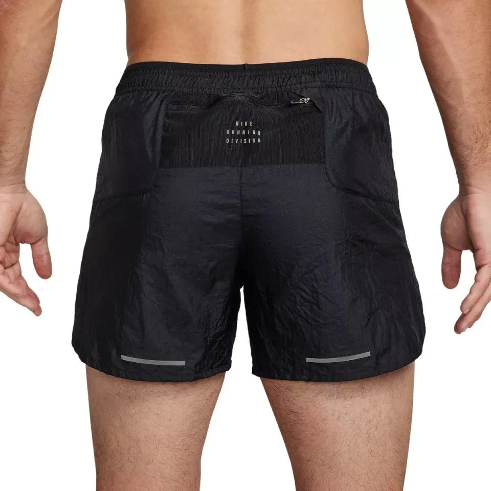 Men's Nike Stride Running Division Shorts Black Drawstring Waist SRT645