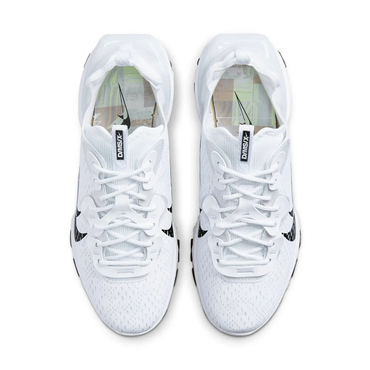 Women's Nike React Vision DV3453-100 Sneaker White Lace-Up Lifestyle Shoes
