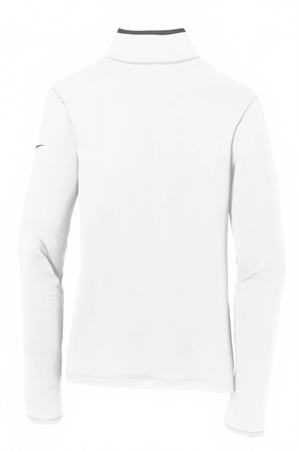 Dri-Fit Stretch 1/2 Zip Cover Up Top In White