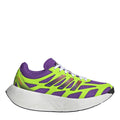 Adidas Originals Adizero Aruku running shoe in neon green and purple with white laces