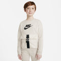 Nike Sweatshirt Kids  Desert Sand Long Sleeve Crew Neck Pullover GBO156