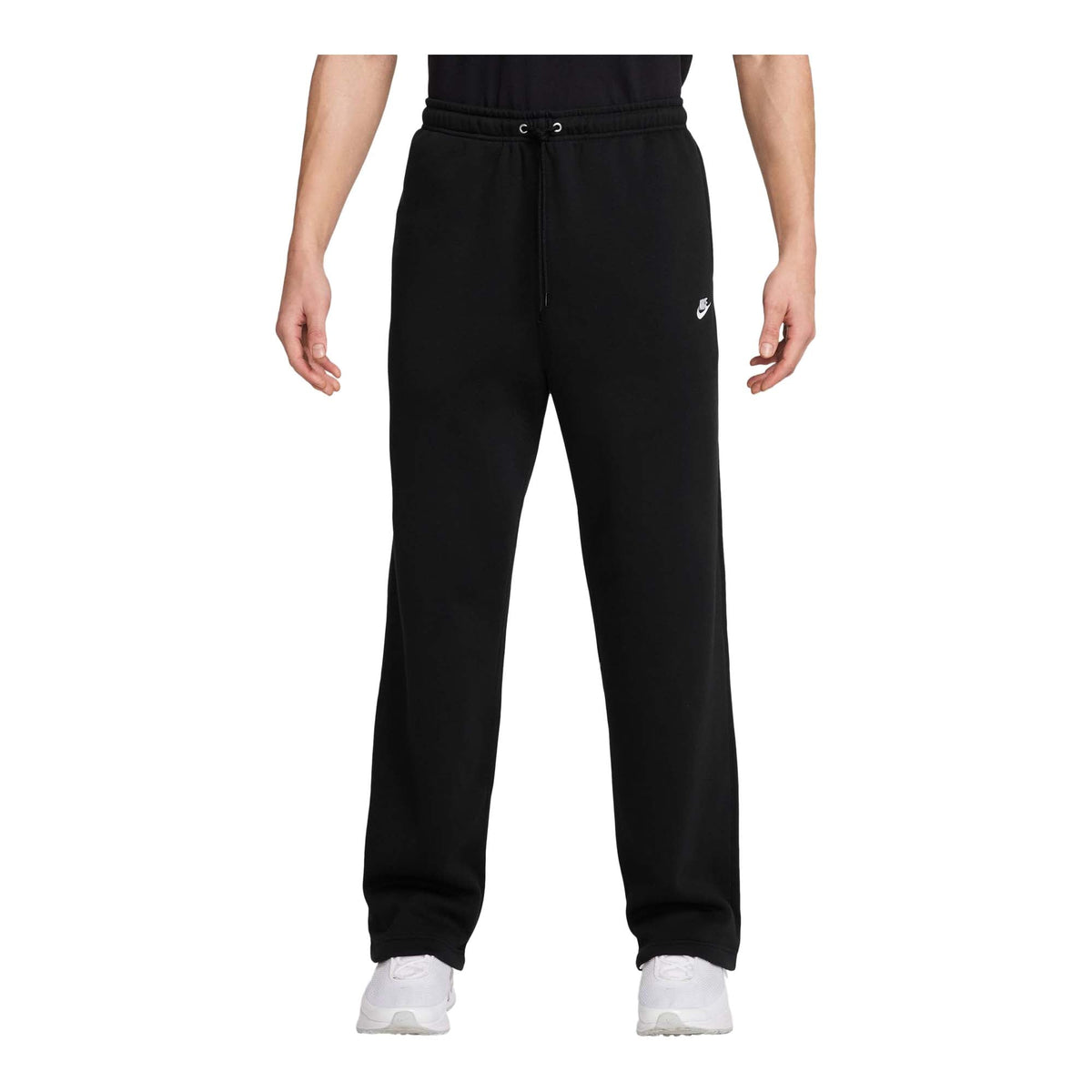 Mens Nike Sportswear Club Fleece Bungee Pants Black/Black/White