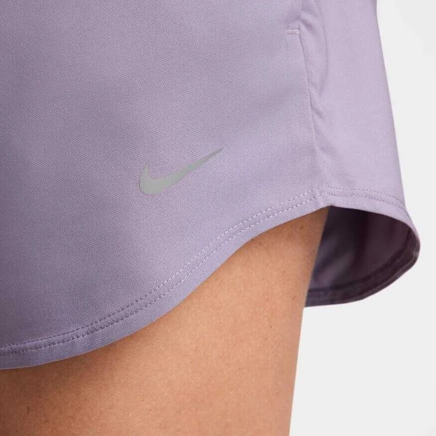Women's Nike One Shorts Purple Dri-FIT Brief-Lined Ultra High-Waisted SRT165