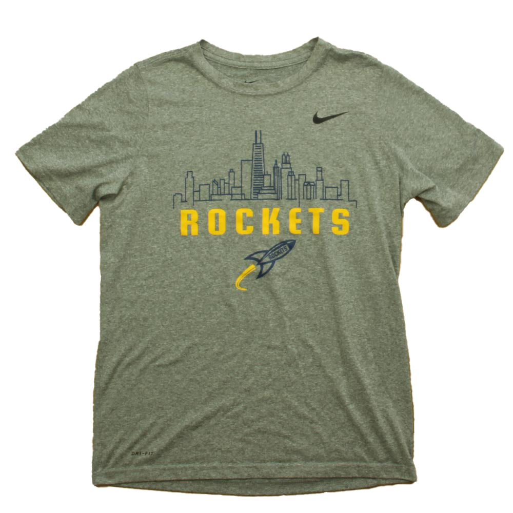 Nike Boys Gray Rockets Athletic Top