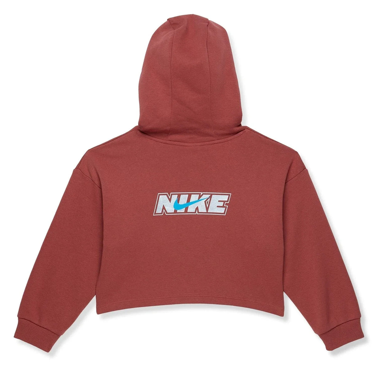 Nike NSW Icon Novelty Hoodie Kids  Canyon Rust Fleece Long Sleeve RED431