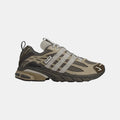 adidas Originals Adistar Cushion STFM trainers showing white and black athletic footwear with cushioned soles and sporty design